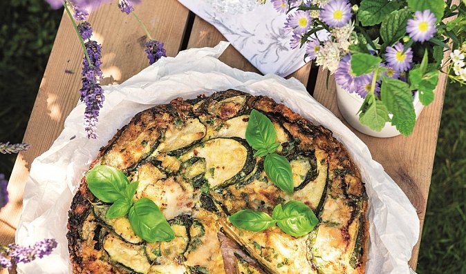 Frittata s cuketou