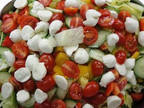 Lehký cottage salátek
