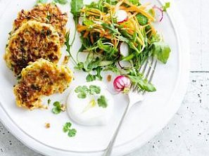 Placičky z bílých fazolí