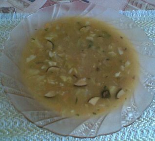 Bramboračka s houbami