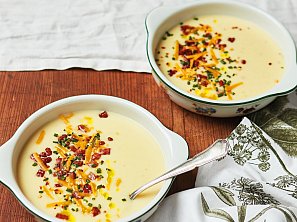 Smetanová bramborová polévka