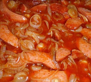 Párky na černém pivu