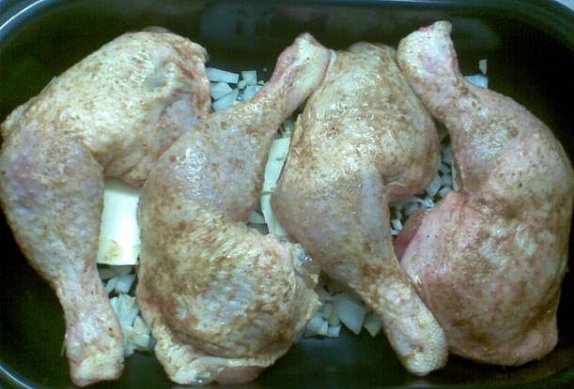 Šťavnaté kari kuře