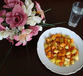 Batáty pečené v troubě