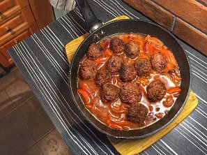 Veganské masové koule