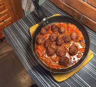 Veganské masové koule