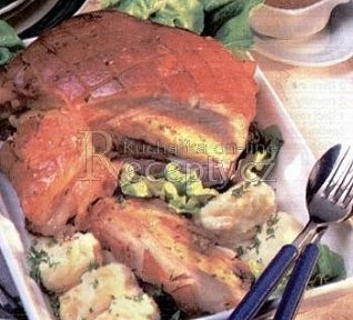 Plněný vepřový bůček