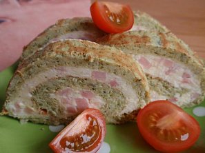 Brokolicová (květáková) roláda Brokolicová (květáková) roláda