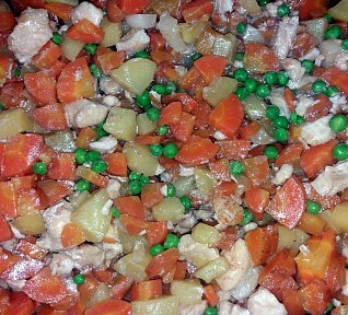 Kuřecí maso se zeleninou