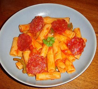 Těstoviny pepperoni