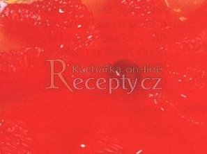 Růžové grapefruity v rosolu Růžové grapefruity v rosolu