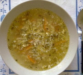 Polévka z vaječné jíšky