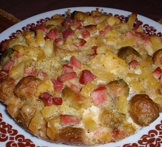 Bramborové kapustičky (nejen) s uzeným masem