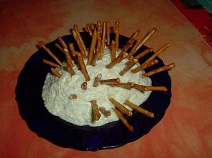 Česneková pomazánka - Ježek