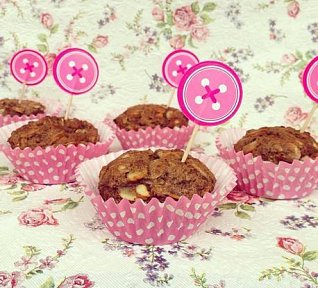 Ořechové fit muffiny