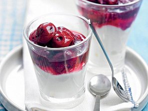 Cream cheese s třešněmi