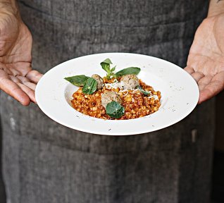 Fregola alla campidanesee Fregola alla campidanesee
