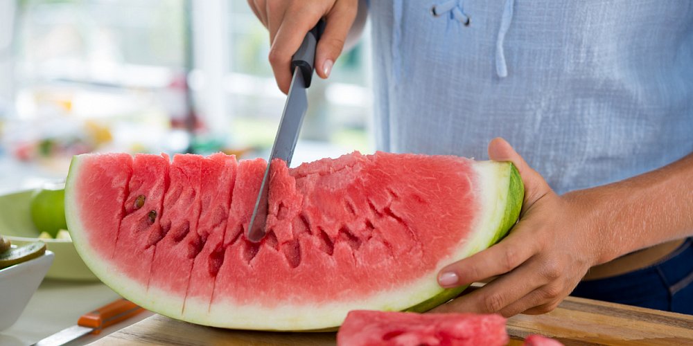 Krájení šťavnatých plodů