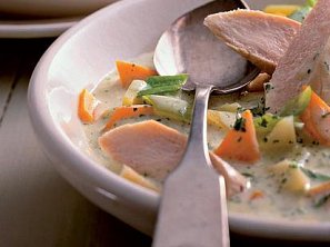 Pot-au-feu s králičím masem a bramborami