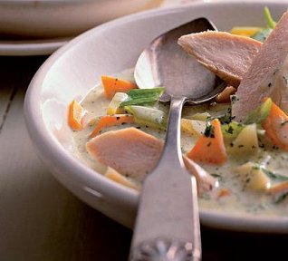 Pot-au-feu s králičím masem a bramborami