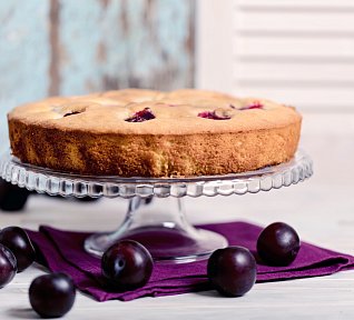 Italský vláčný koláč s blumami