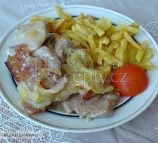 Tvarůžkový steak