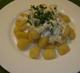 Gnocchi se sýrovou omáčkou