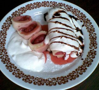 Jahodovo-tvarohové šišky (knedlíky)