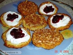 Bramborové lívanečky s jablky