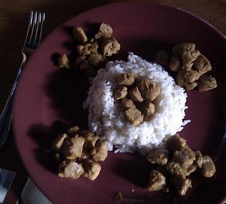 Sójové kostky na kari