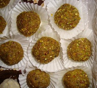 Pistáciové kuličky