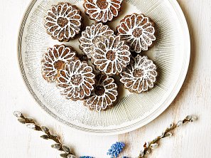 Makové kytky s citronem