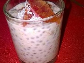 Chia dezert z červeného pomeranče