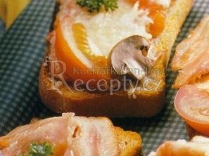 Gratinovaný toast se sýrem