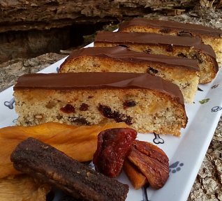 Bílková buchta / bábovka se sušeným ovocem