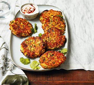 Kukuřičné placky se špenátem