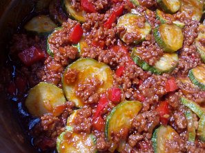 Směs s baby cuketou