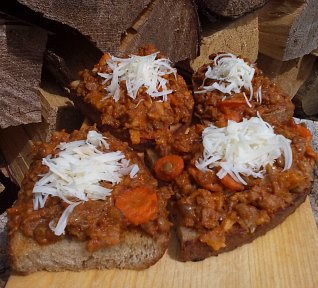 Mletá směs se zeleninou a čočkou