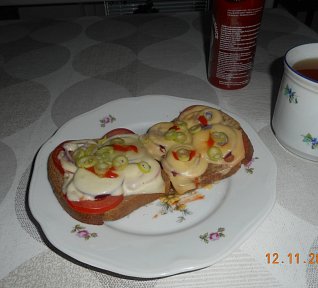 Toasty zapečené v mikrovlnce