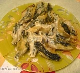 Plněné těstovinové mušle