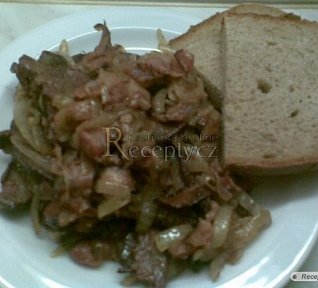 (nejen) Vepřová játra na cibuli a slanině