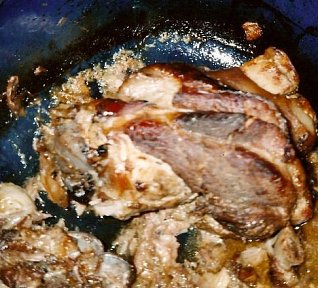 Pečené uzené koleno