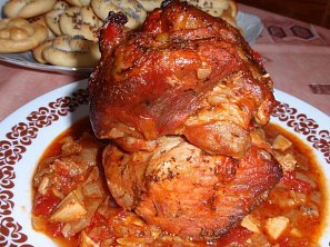 Gurmánské pečené vepřové maso na pivě