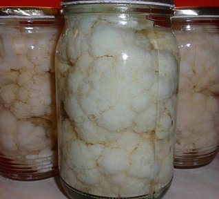 Květák - nakládaný, sterilovaný