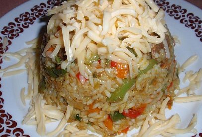 Zeleninová rýže s přírodním masem
