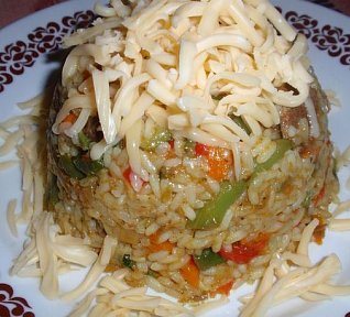 Zeleninová rýže s přírodním masem