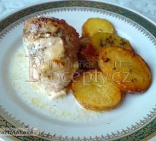 Kuřecí závitky s nivou