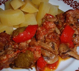 Bůček na zelenině II.