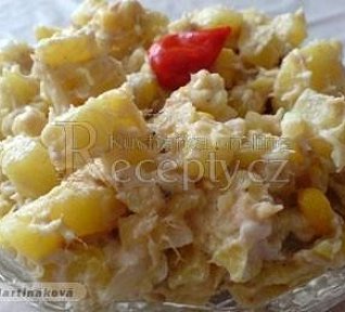 Bramborový salát s tuňákem