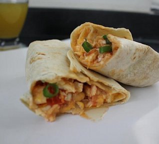 Snídaňové burrito